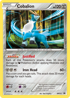 Cobalion #BW72 BW Black Star Promos