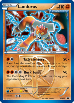 Landorus #BW79 BW Black Star Promos