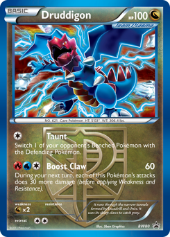 Druddigon #BW80 BW Black Star Promos
