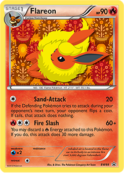 Flareon #BW88 BW Black Star Promos
