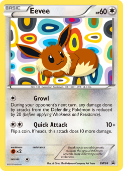 Eevee #BW94 BW Black Star Promos