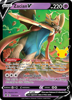 Zacian V #16 Celebrations