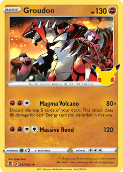 Groudon #17 Celebrations