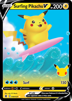 Surfing Pikachu V #8 Celebrations