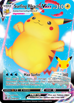 Surfing Pikachu VMAX #9 Celebrations