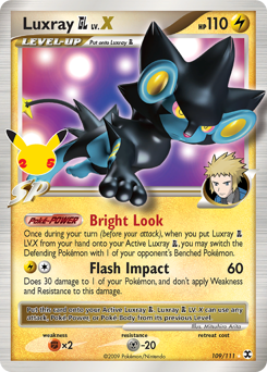 Luxray GL LV.X #109 Celebrations: Classic Collection