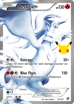 Reshiram #113 Celebrations: Classic Collection