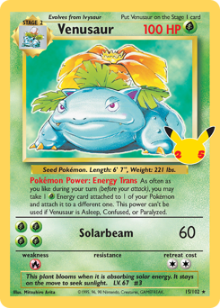 Venusaur #15 Celebrations: Classic Collection