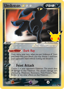 Umbreon ★ #17 Celebrations: Classic Collection