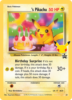 _____'s Pikachu #24 Celebrations: Classic Collection