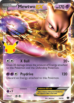 Mewtwo-EX #54 Celebrations: Classic Collection