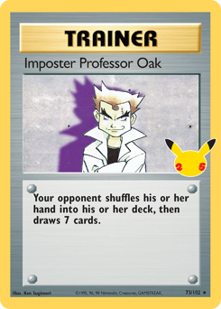 Imposter Professor Oak #73 Celebrations: Classic Collection