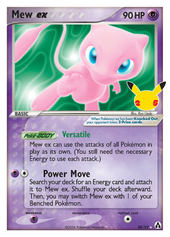 Mew ex #88 Celebrations: Classic Collection