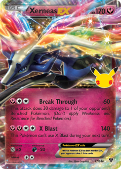 Xerneas-EX #97 Celebrations: Classic Collection