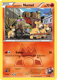 Team Magma's Numel #1 Double Crisis