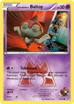 Team Magma's Baltoy #10 Double Crisis