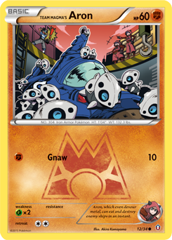 Team Magma's Aron #12 Double Crisis