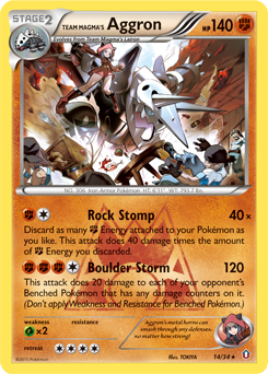 Team Magma's Aggron #14 PSA 10