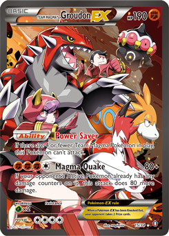 Team Magma's Groudon-EX Double Crisis