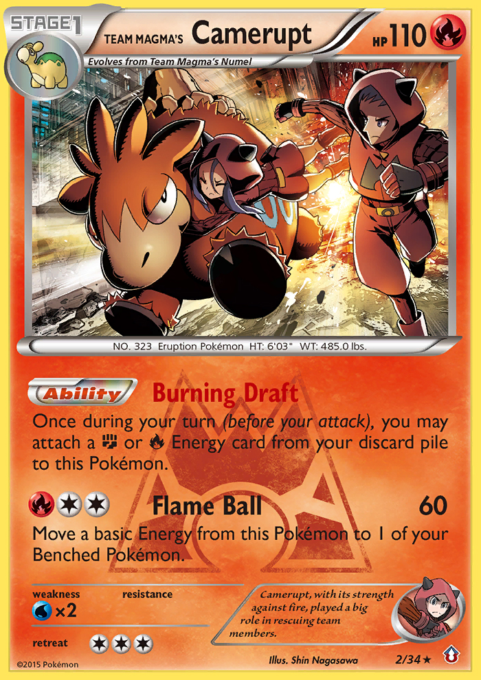 Team Magma's Camerupt #2 Double Crisis
