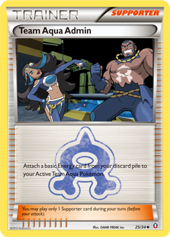 Team Aqua Admin #25 Double Crisis