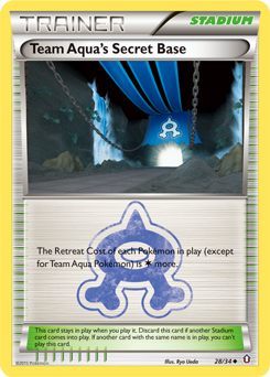 Team Aqua's Secret Base #28 Double Crisis