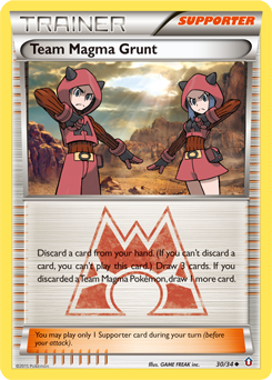 Team Magma Grunt #30 Double Crisis