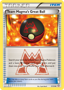 Team Magma's Great Ball #31 Double Crisis