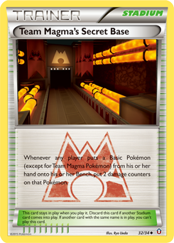 Team Magma's Secret Base #32 Double Crisis