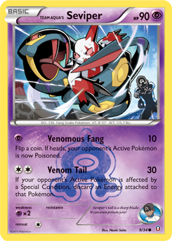 Team Aqua's Seviper #9 PSA 10