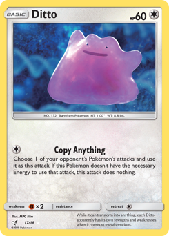 Ditto — Detective Pikachu chase card