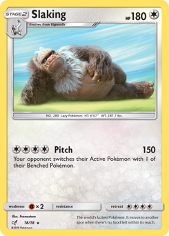 Slaking #18 Detective Pikachu