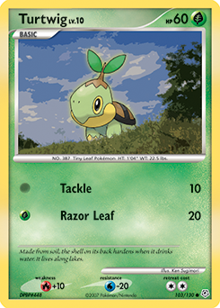 Turtwig #103 Diamond & Pearl