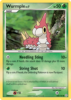 Wurmple Diamond & Pearl #104