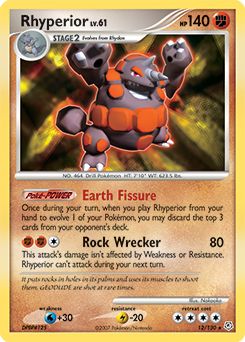 Rhyperior #12 Diamond & Pearl