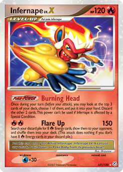 Infernape LV.X #121 Diamond & Pearl