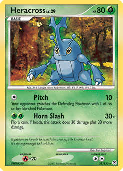 Heracross #28 Diamond & Pearl