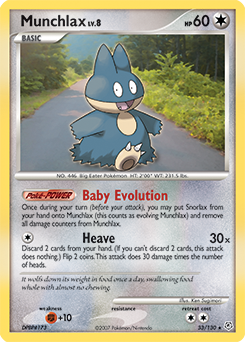 Munchlax #33 Diamond & Pearl