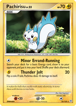 Pachirisu #35 Diamond & Pearl