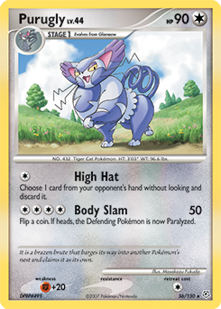 Purugly #36 Diamond & Pearl