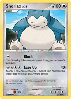 Snorlax #37 Diamond & Pearl