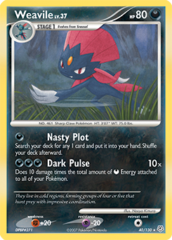 Weavile #40 Diamond & Pearl