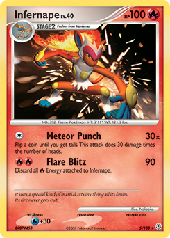 Infernape #5 Diamond & Pearl