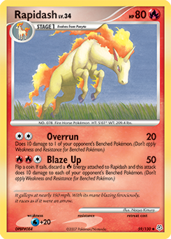 Rapidash #59 Diamond & Pearl