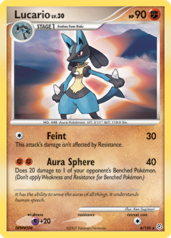 Lucario #6 Diamond & Pearl