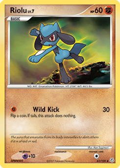 Riolu #61 Diamond & Pearl