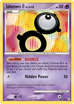 Unown [B] #66 Diamond & Pearl