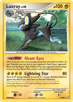 Luxray Diamond & Pearl #7