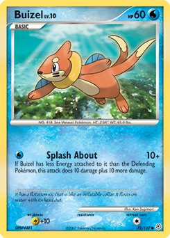 Buizel #72 Diamond & Pearl