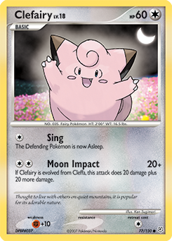 Clefairy #77 Diamond & Pearl